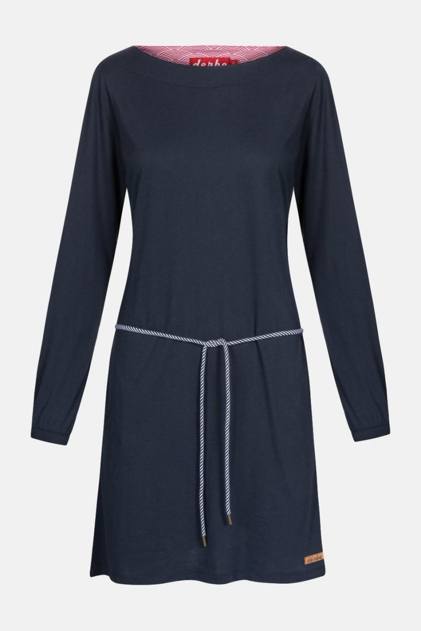 Derbe Damen Kleid Marilyn Dress Navy Dunkelblau