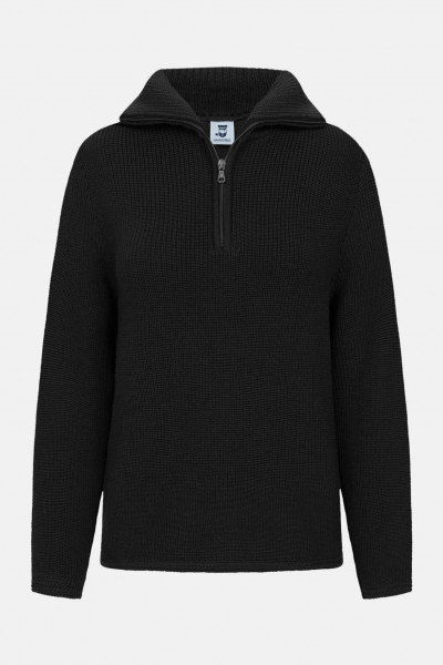 Troyer Damen Wolle Schwarz