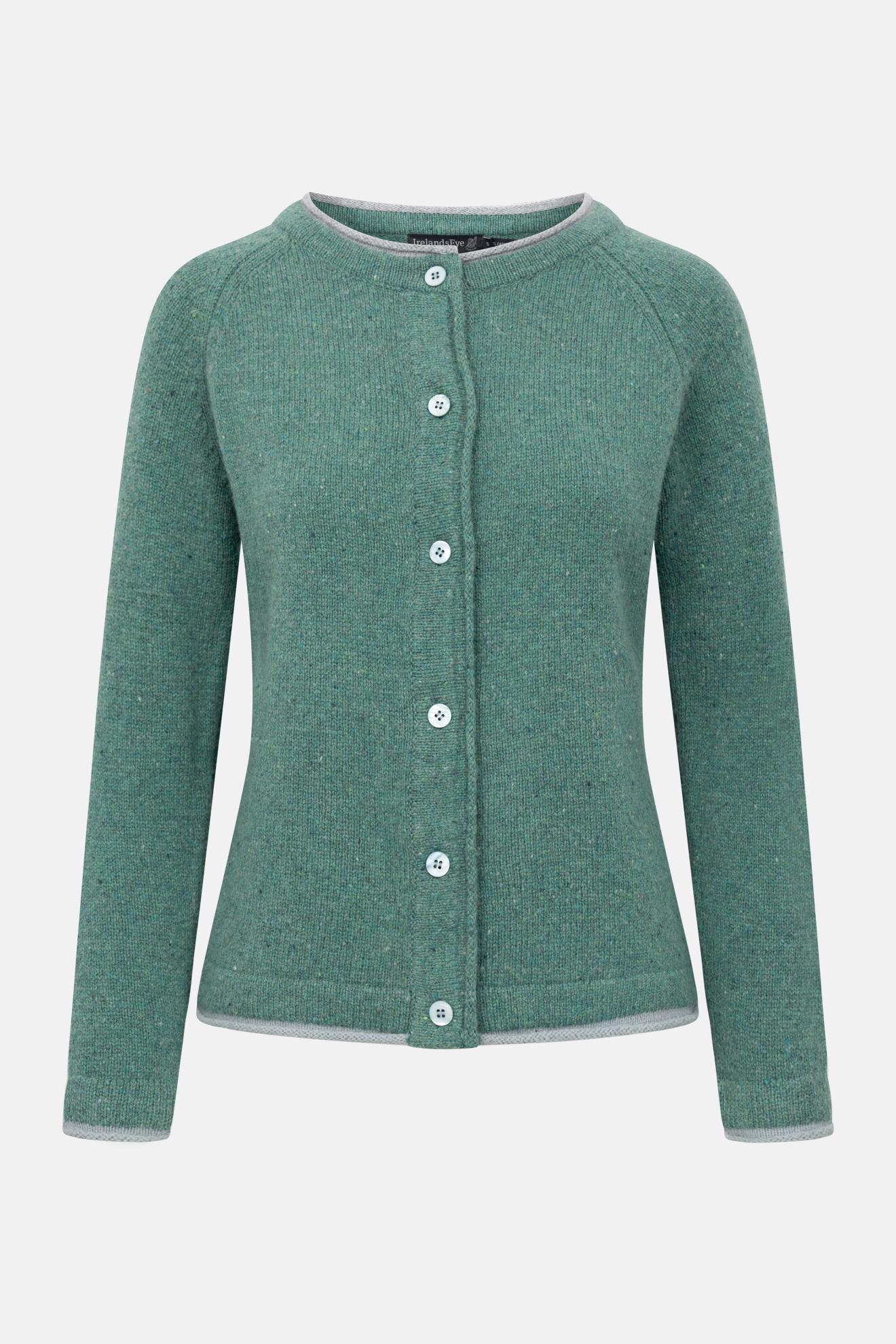 IrelandsEye Killiney Grün Damen Strickjacke Hellgrün Seagreen