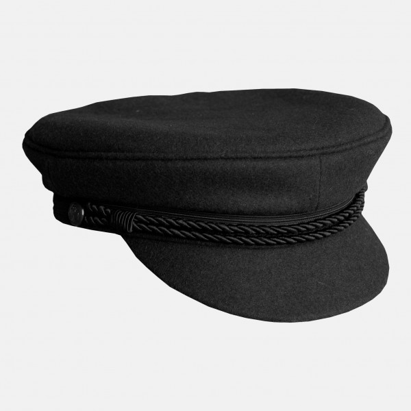 Elbsegler Wolle Schwarz für Herren von modAS - Seitenansicht