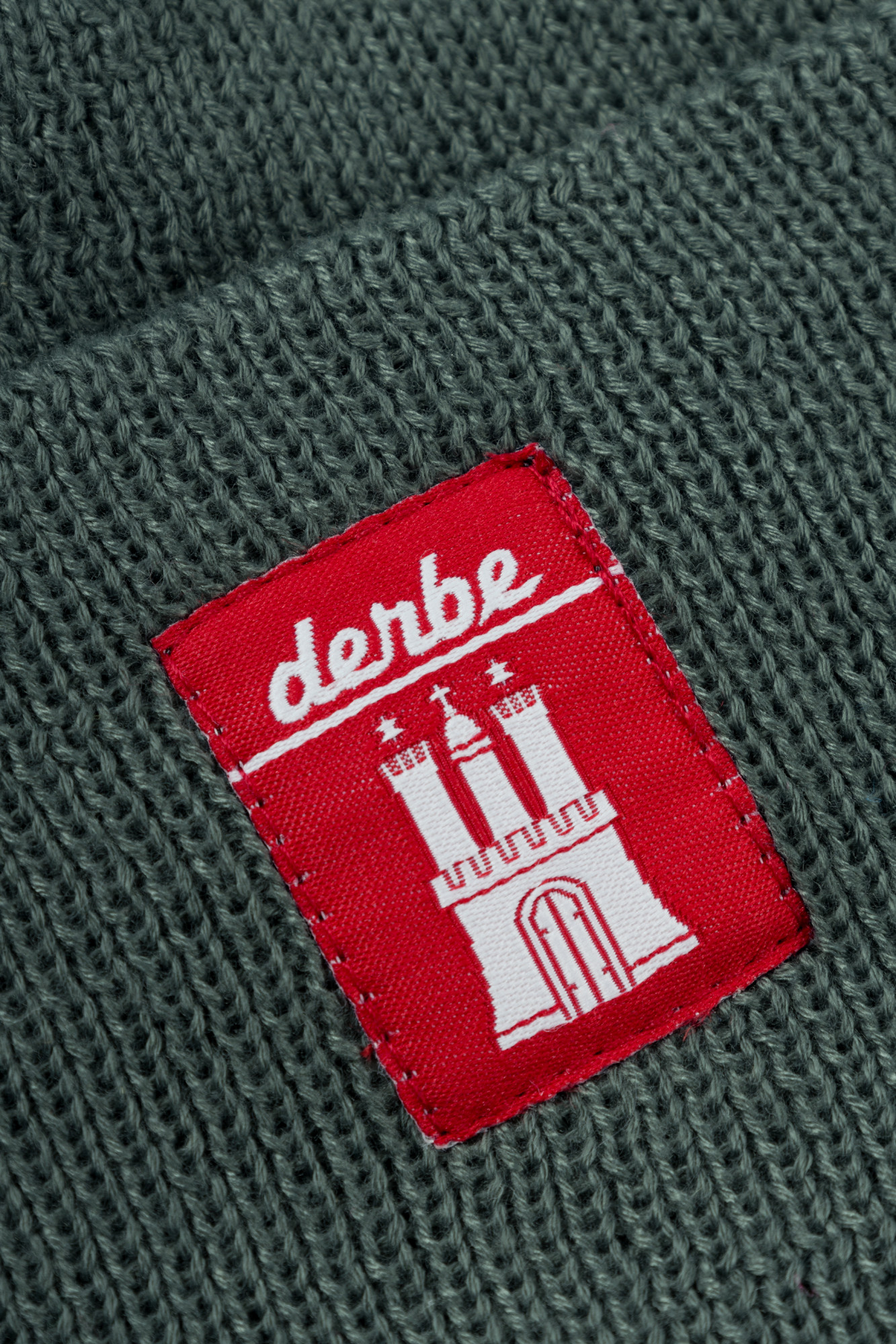 Detailansicht von Mütze Bonnet Grün für Unisex von derbe