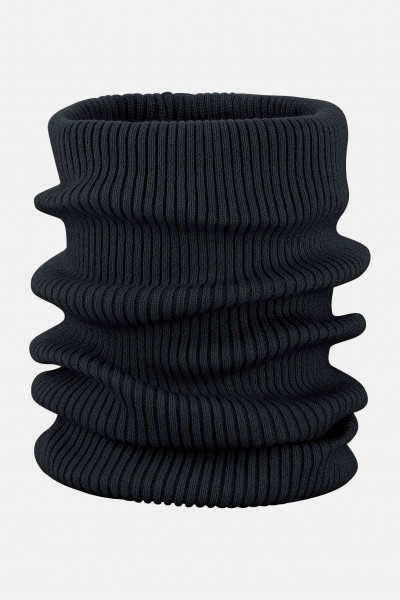 MELA DAIVI Schlauchschal Navy Blau Rippstrick Loop