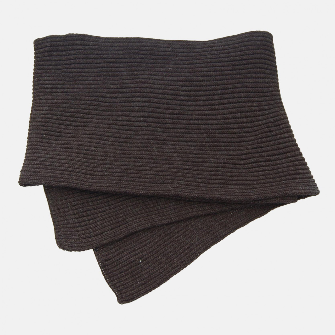 Strickschal Rippstrick Merino Anthrazit für Unisex von Hanseheld