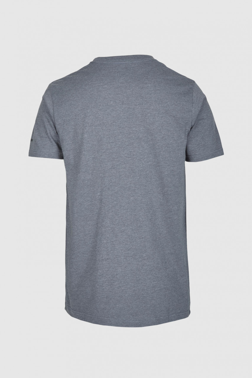 Cleptomanicx Herren T-Shirt Möwe Heather Forged Iron Grau Baumwolle Nachhaltig