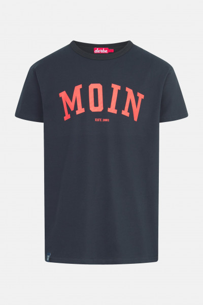 Derbe T-Shirt Moin Herren Schwarz