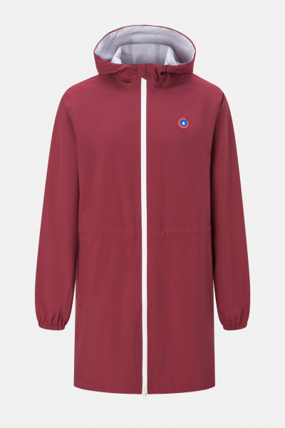 Regenjacke Amelot Rot Cerise Weinrot für Unisex von Flotte