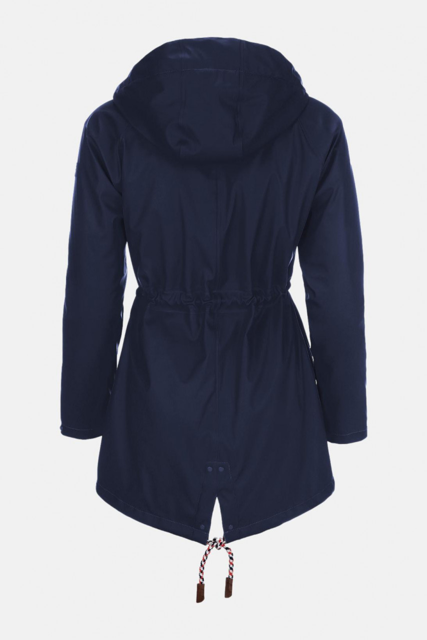 Damen Friesennerz Blau Teddy-Futter