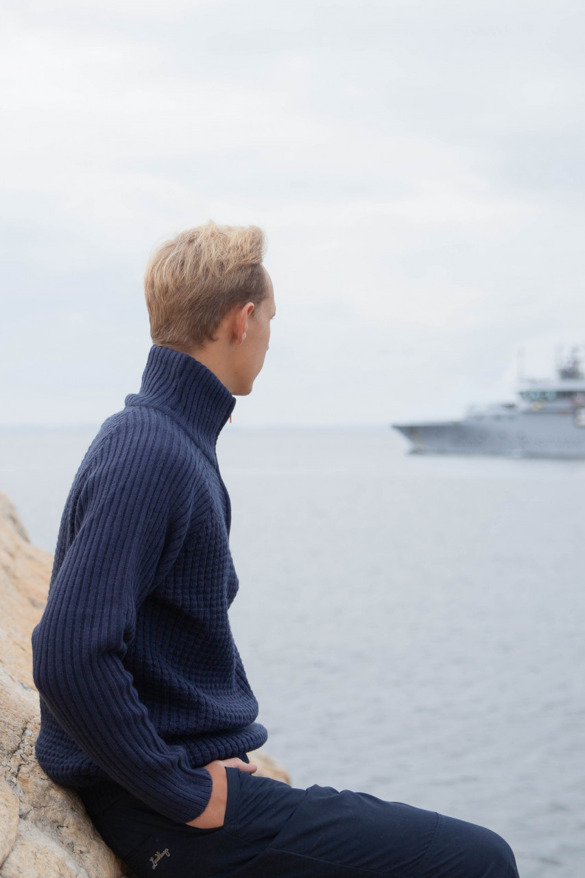 Bratens Troyer Villmark Dunkelblau Orange