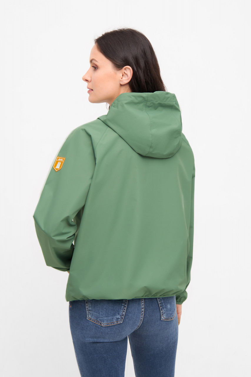 Derbe Regenjacke Packby Damen Grün Packbar