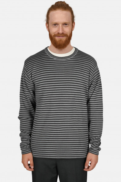 Hanseheld Strickpullover Merino Anthrazit Grau