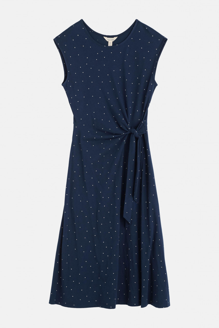 Seasalt Kleid Fettling Damen Blau Weiß Punkte Dotty Maritim