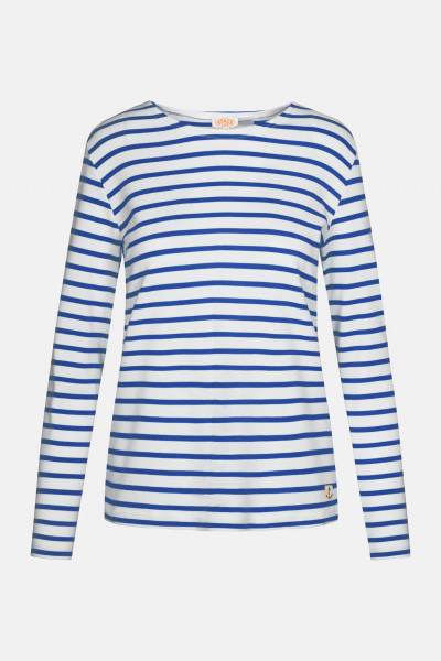 Streifenshirt Lesconil Weiß Sternblau Gestreift für Damen von Armor Lux