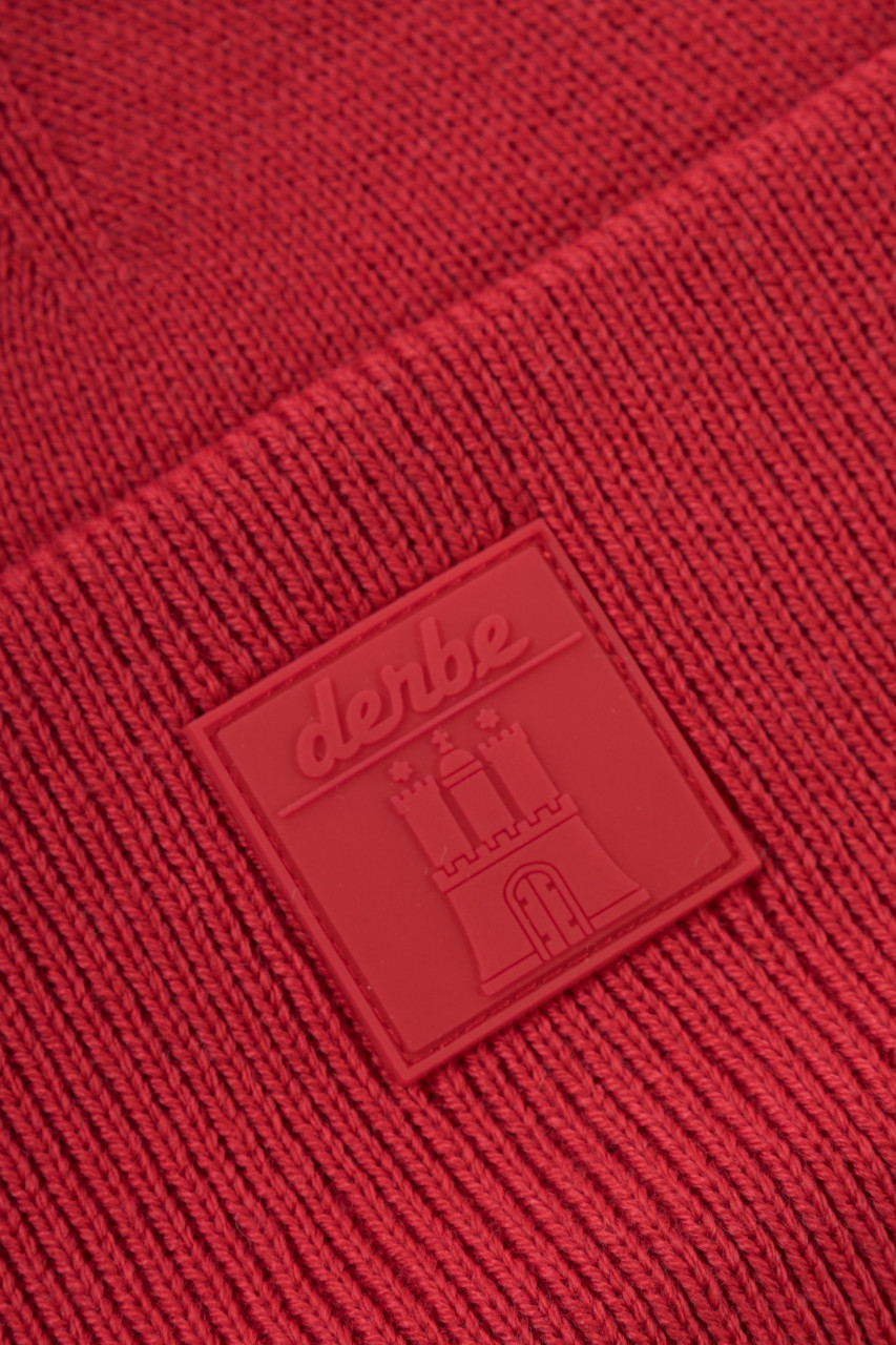 Detailansicht von Strickmütze Bonny Rot für Damen von derbe