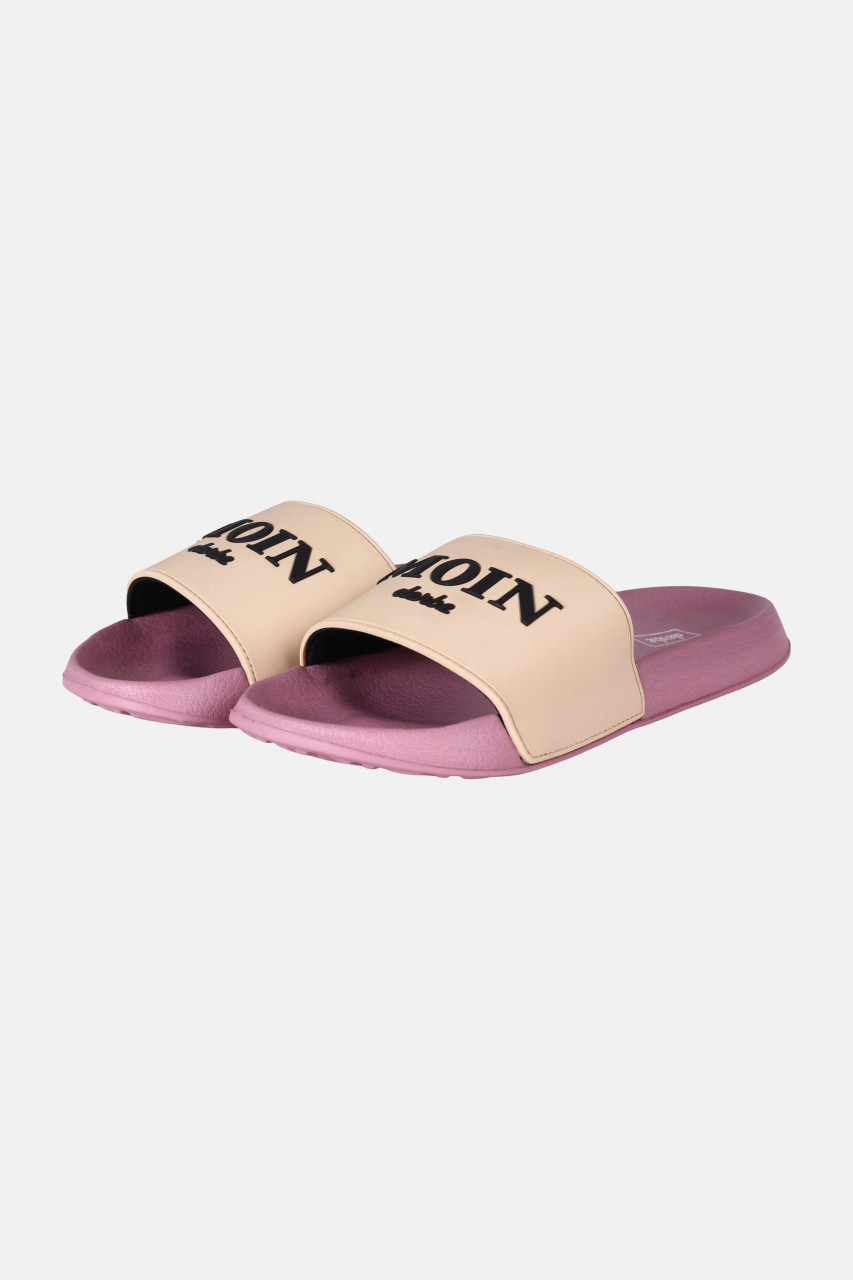 Schlappen Buddellette Moin Rosa für Unisex von derbe - Seitenansicht