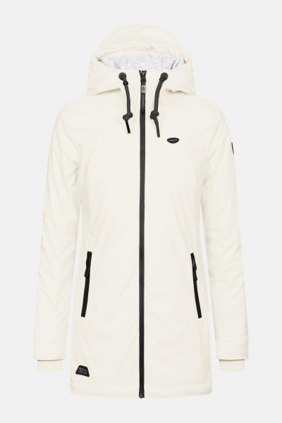 Ragwear Zuzka Rainy Damen Regenjacke White Weiß