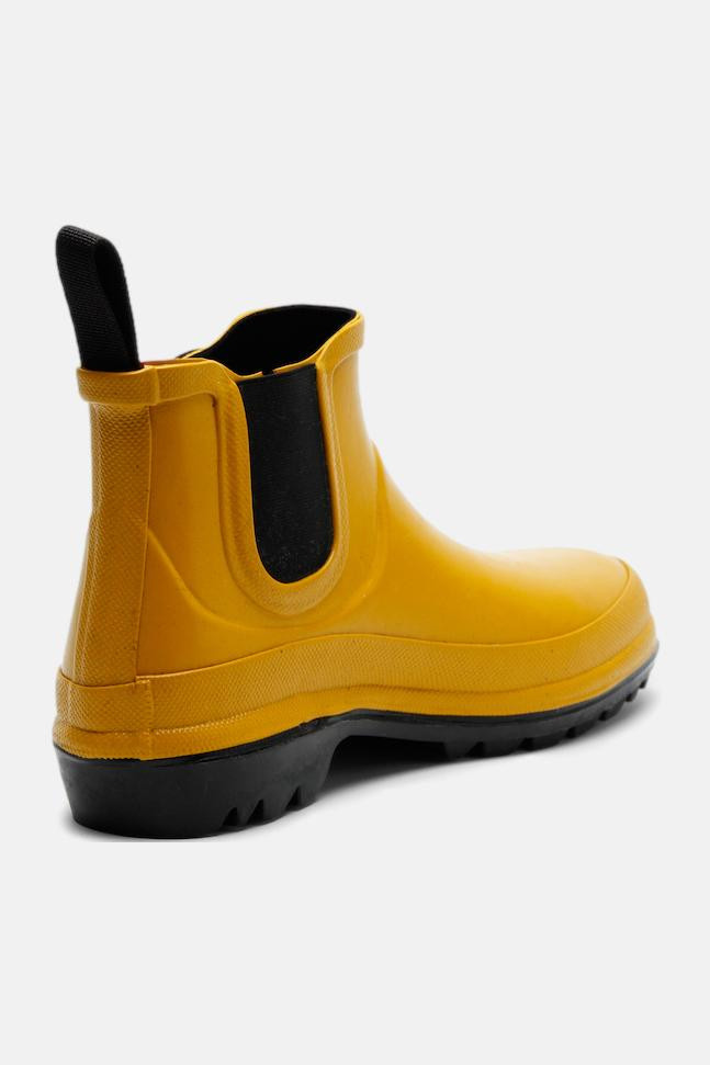 Grand Step Shoes Vickie Damen Gummistiefel Gelb Curry Chelsea