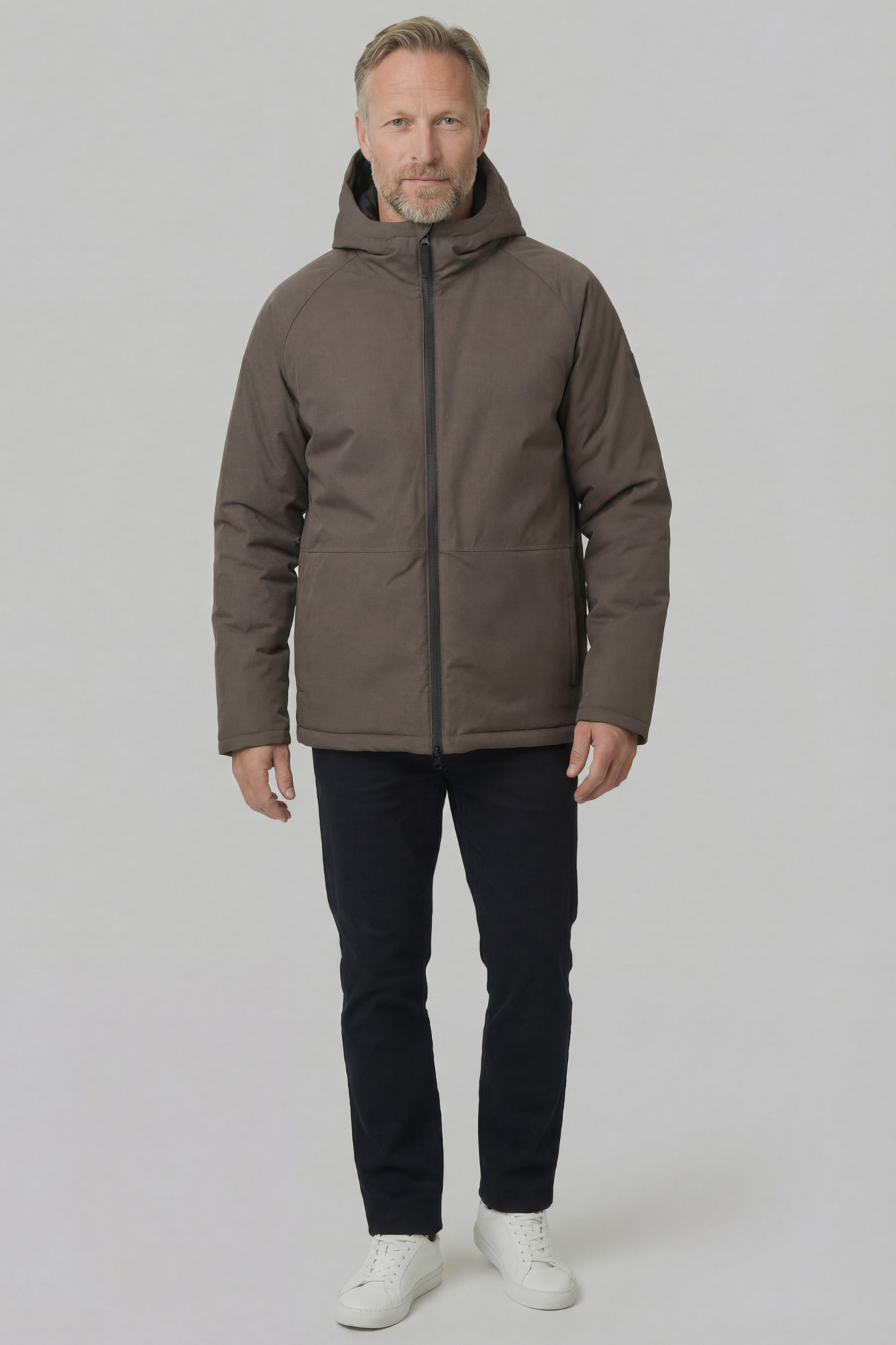 Derbe Winterjacke Deutholm Herren Braun Warm Gefüttert
