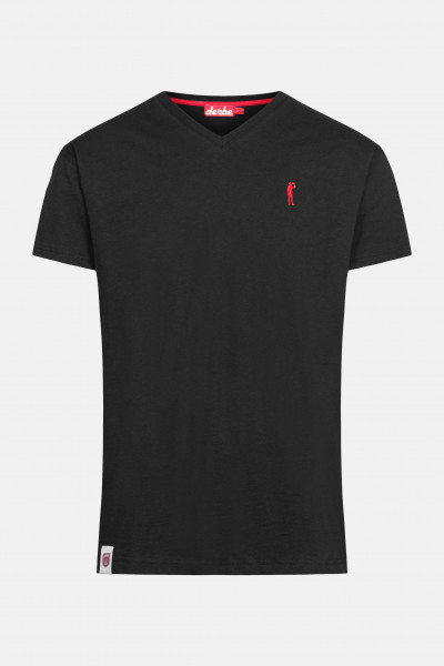 Derbe Basic Kippes Herren T-Shirt Black Schwarz Derbe Basic Kippes Herren T-Shirt Black Schwarz