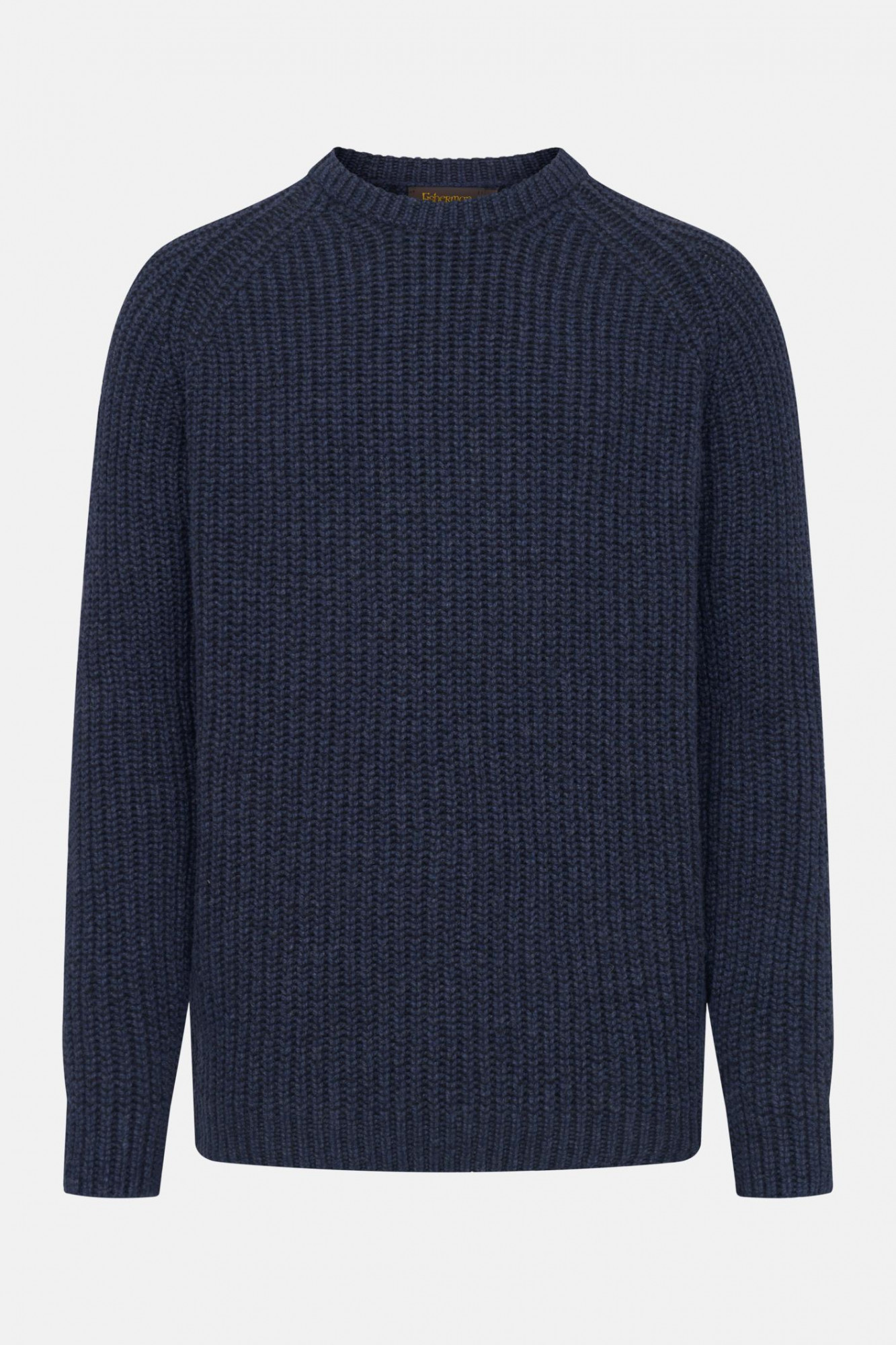 Fisherman out of Ireland Herren Pullover Blau Schwarz Rippstrick