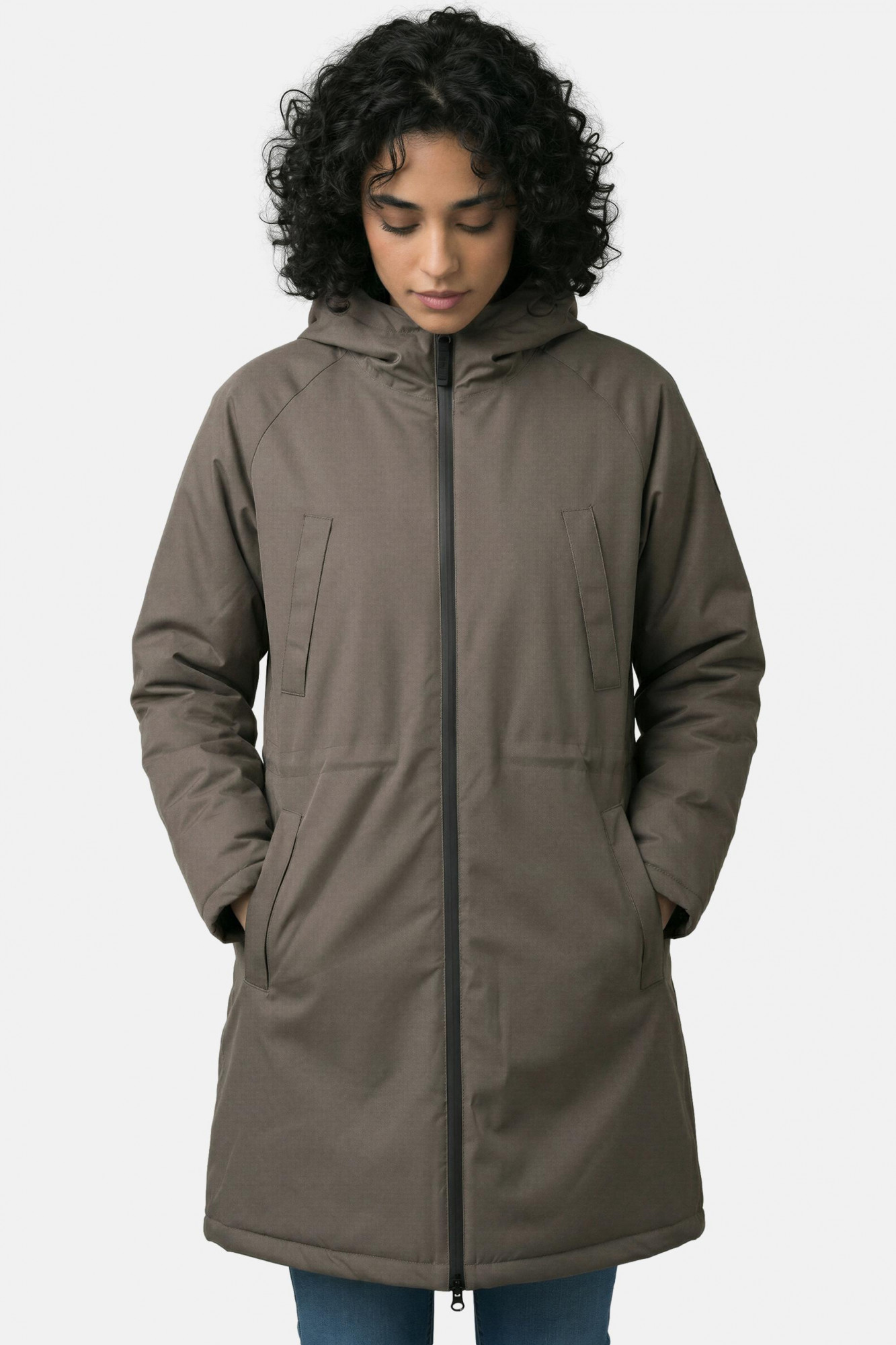 Derbe Winterjacke Deutholm Damen Braun Warm Gefüttert