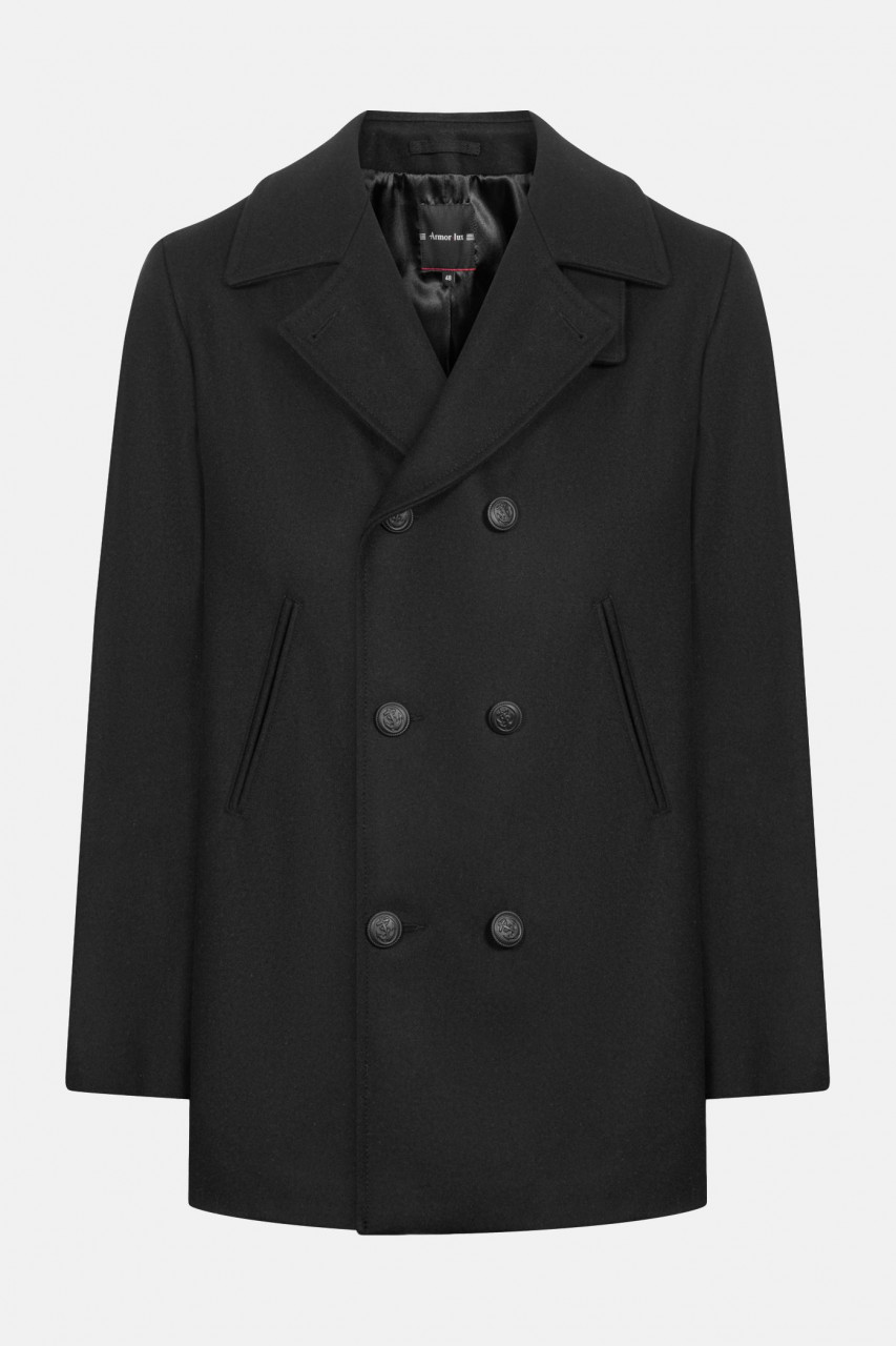 Armor Lux Caban Herren Schwarz Cap Sizun Cabanjacke