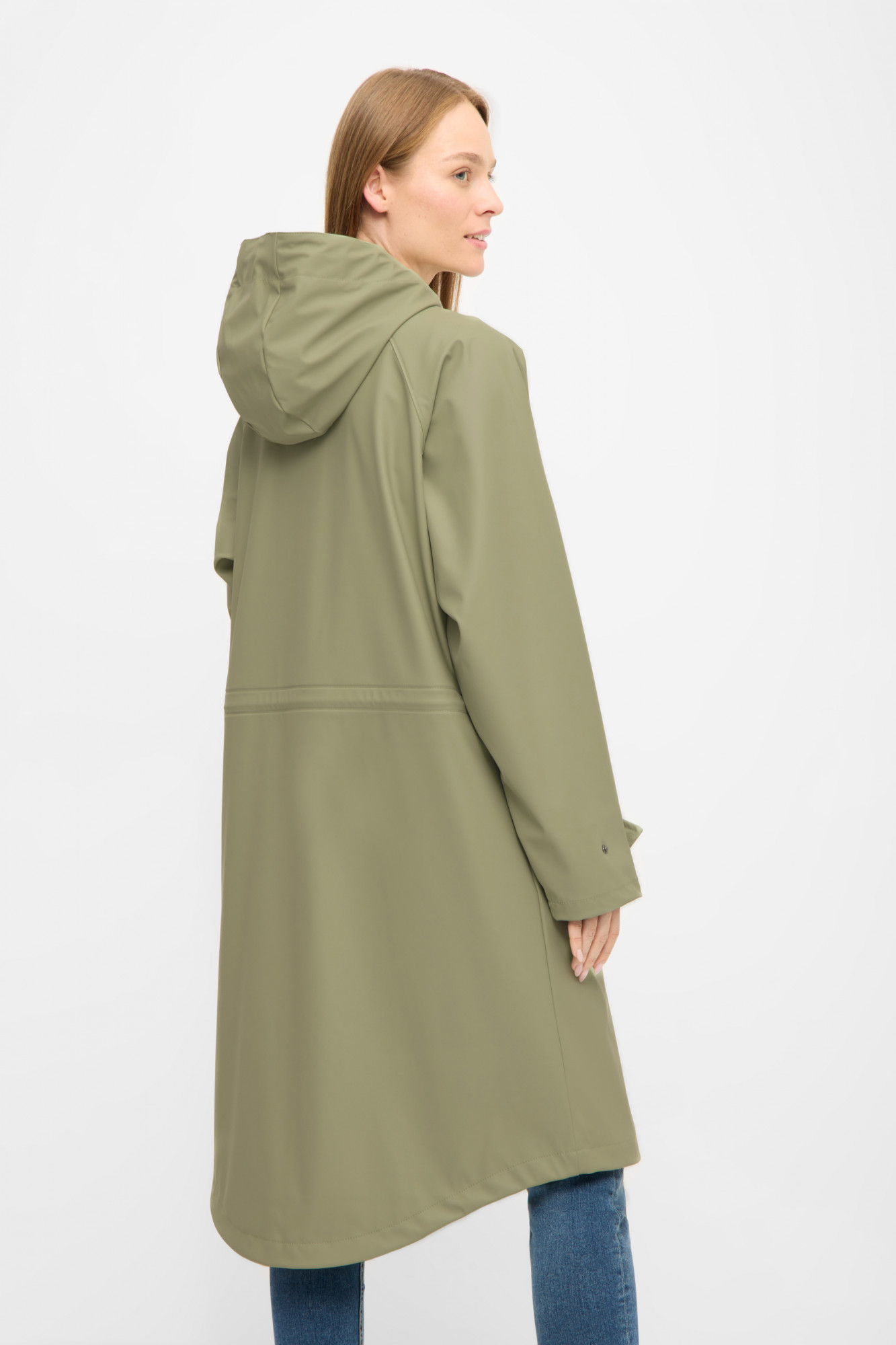Derbe Regenjacke Friese Tildaby Oxford Damen Hellgrün Oliv