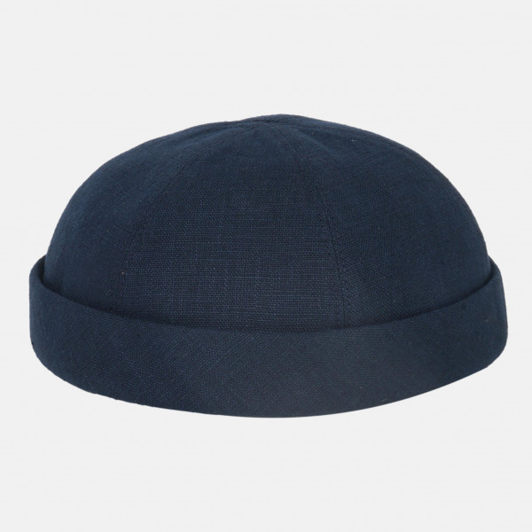 Docker Cap Leinen Blau für Unisex von Hanseheld