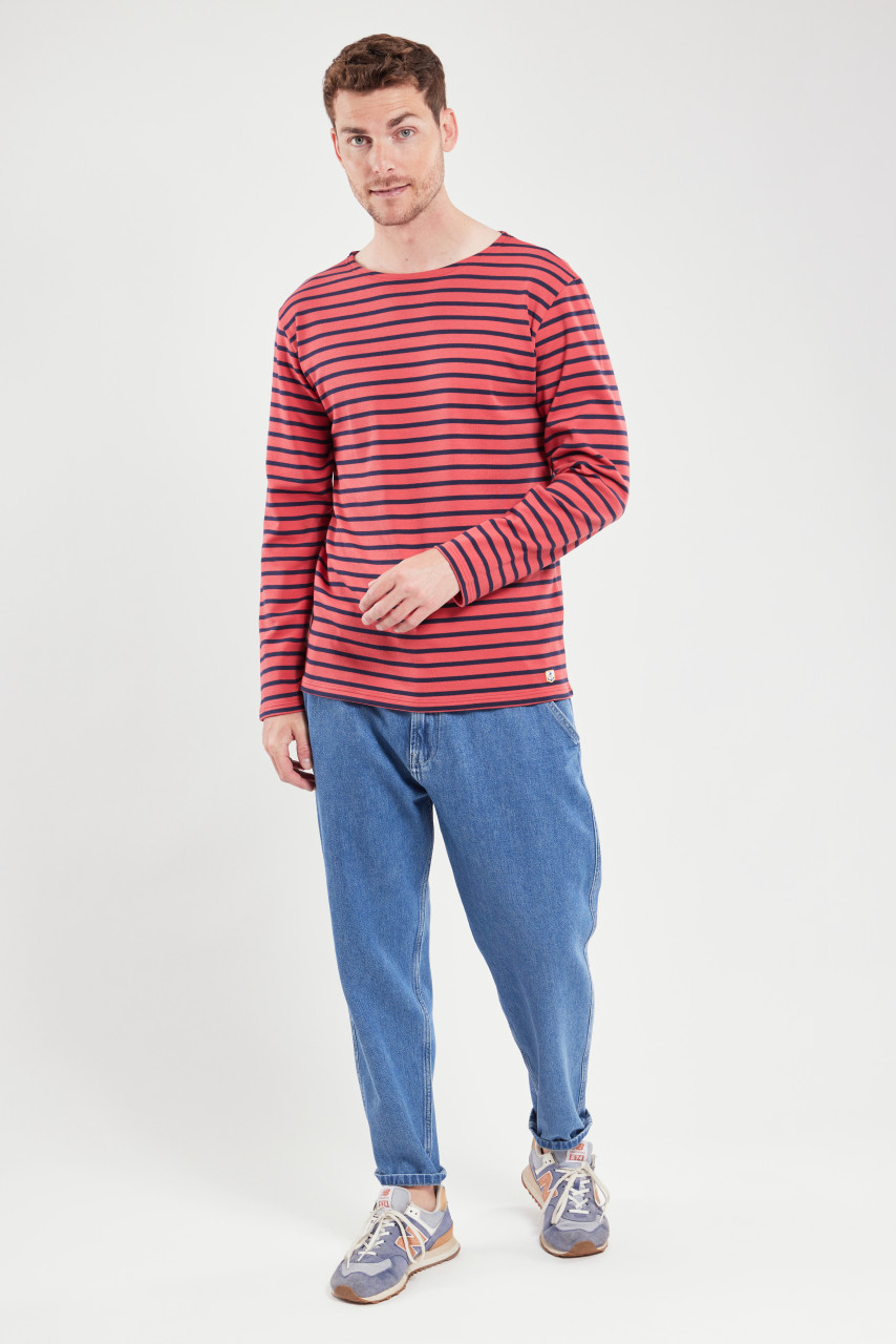 Armor Lux Streifenshirt Rot Blau Gestreift Herren Mariniere