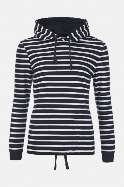 Derbe Moin Damen Hoody Kapuzenpullover Navy Dunkelblau