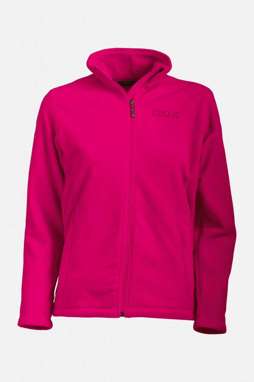 Damen Fleecejacke Carla Bright Rose Pro-X