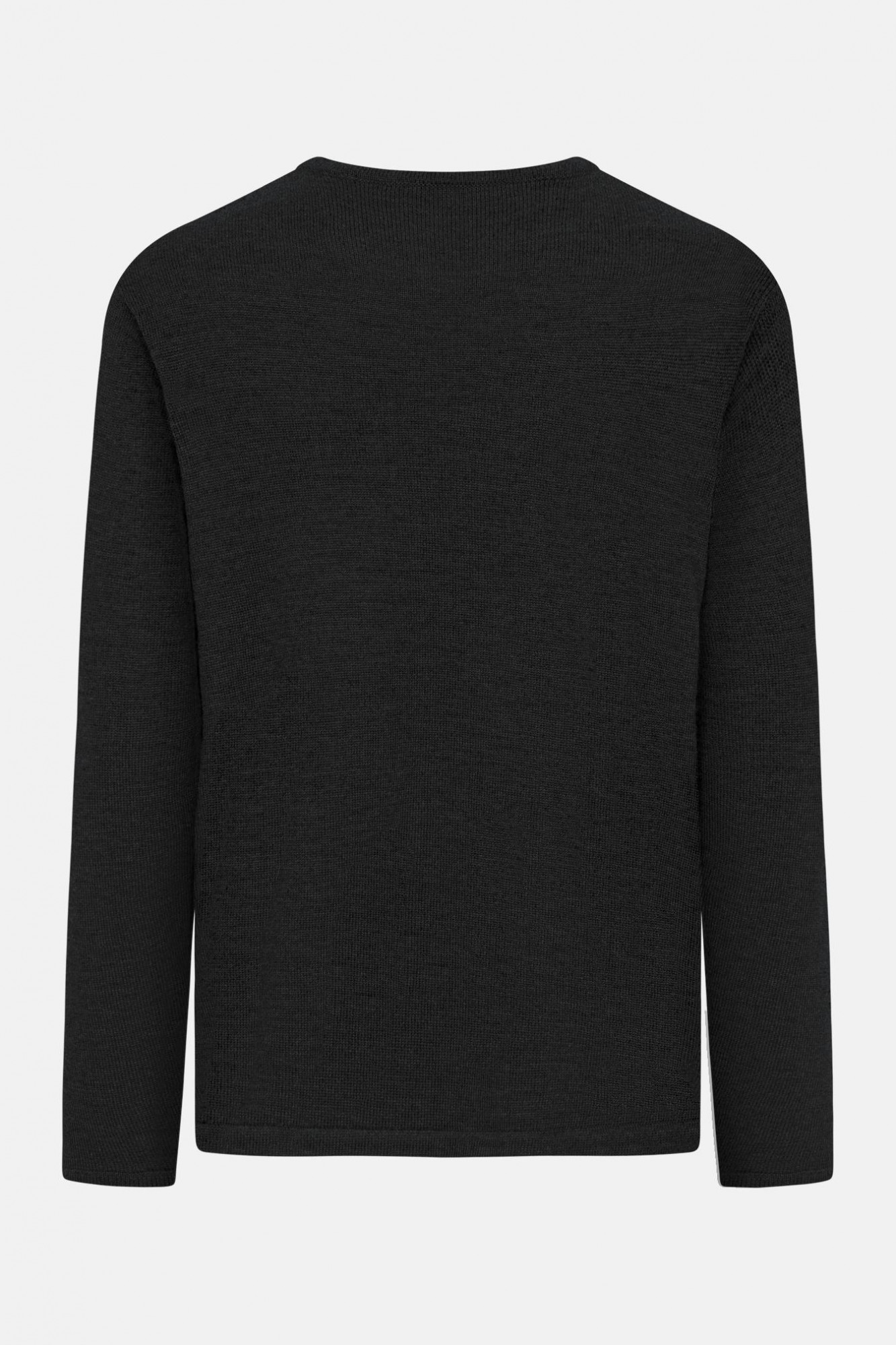 Hanseheld Herren Strickpullover Merino Schwarz
