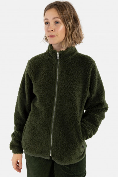 Danefae Danedada Übergangsjacke Oliv Grün Fleecejacke Wolle