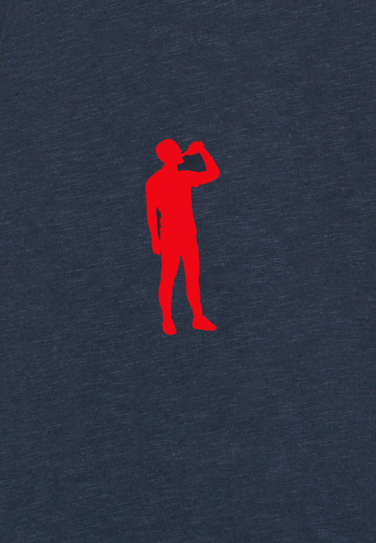 Derbe Basic Kippes Herren T-Shirt Navy Dunkelblau