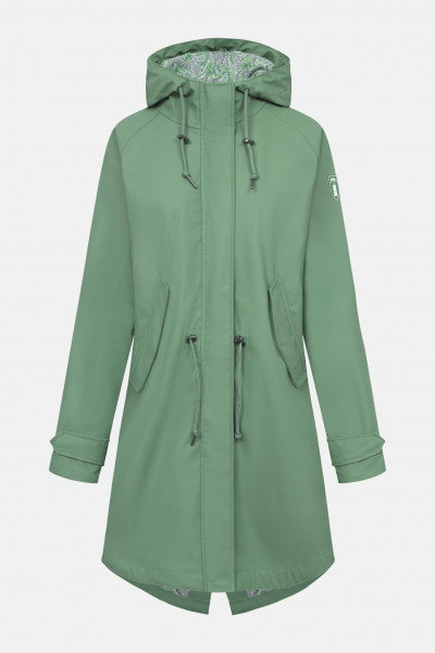 Derbe Regenjacke Friese Traveby Paisley  Damen Grün