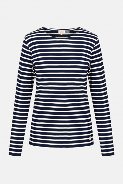 Armor Lux Lesconil Nachtblau Natur Damen Streifenshirt Notte