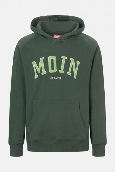 Derbe Moin Herren Hoodie Grün Kombu Green