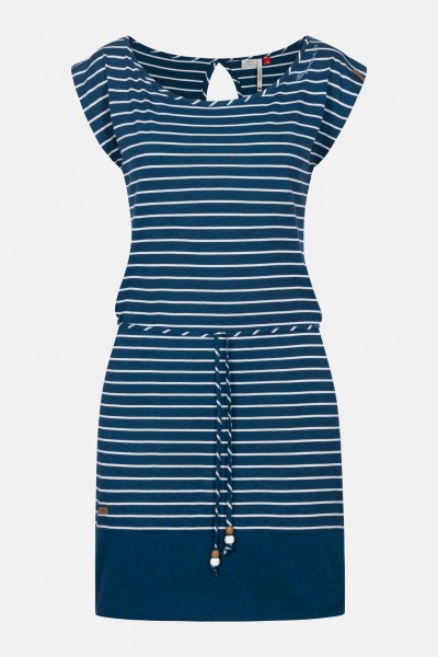 Ragwear Soho Stripes Navy Damen Kleid Dunkleblau