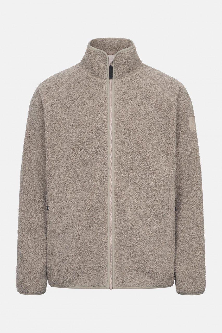 Derbe Fleecejacke Kuschelby Herren Beige