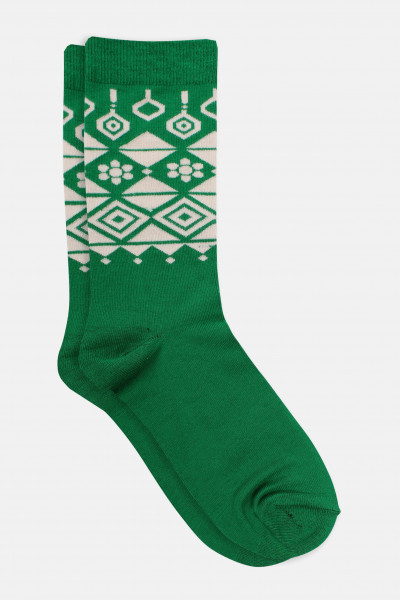 Danefae Socken Danewalk Damen Grün Norweger