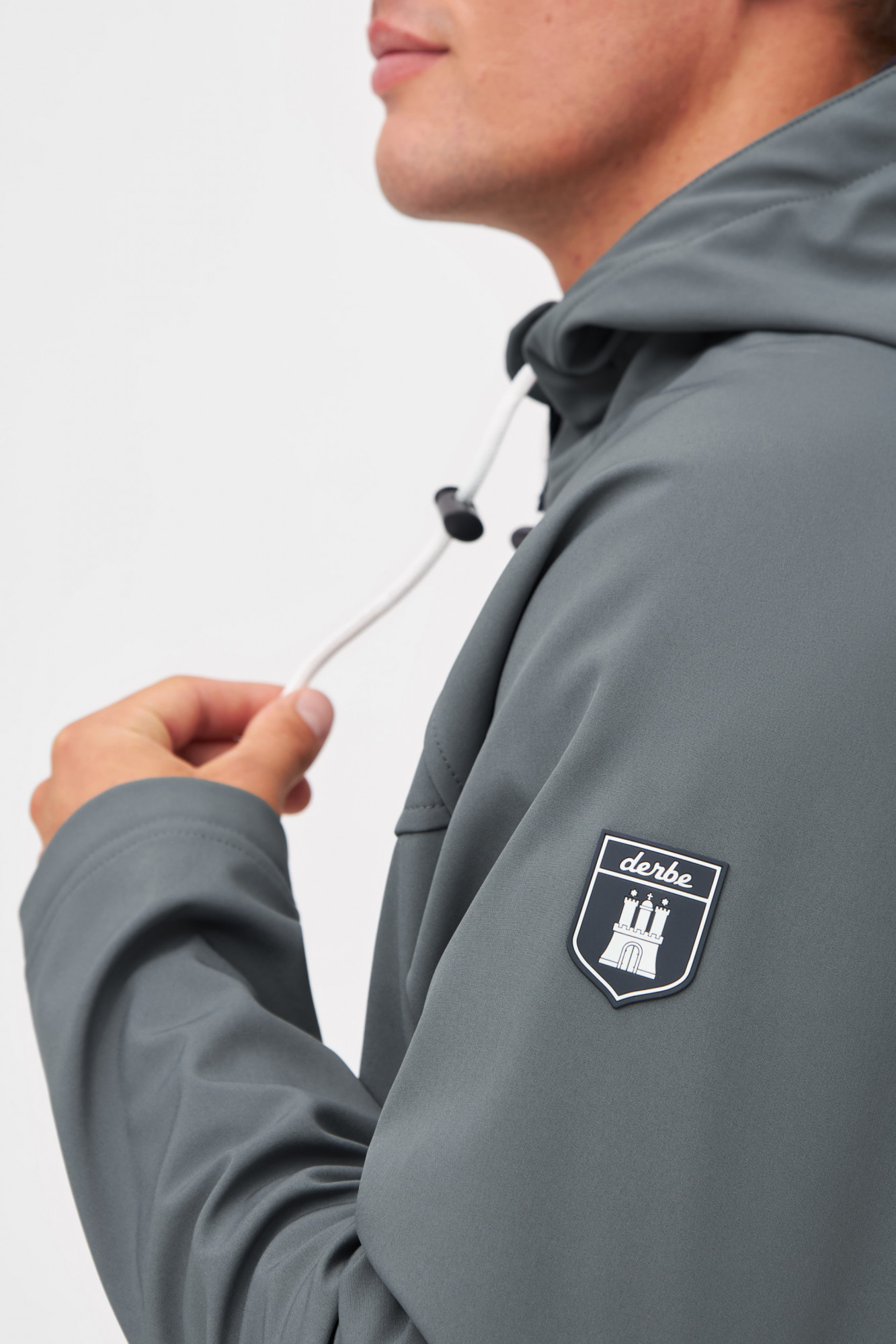 Derbe Softshelljacke Isleby Herren Grau
