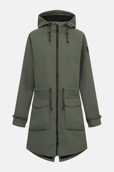 Derbe Regenjacke Phoeby Dog Damen Grün Hundejacke