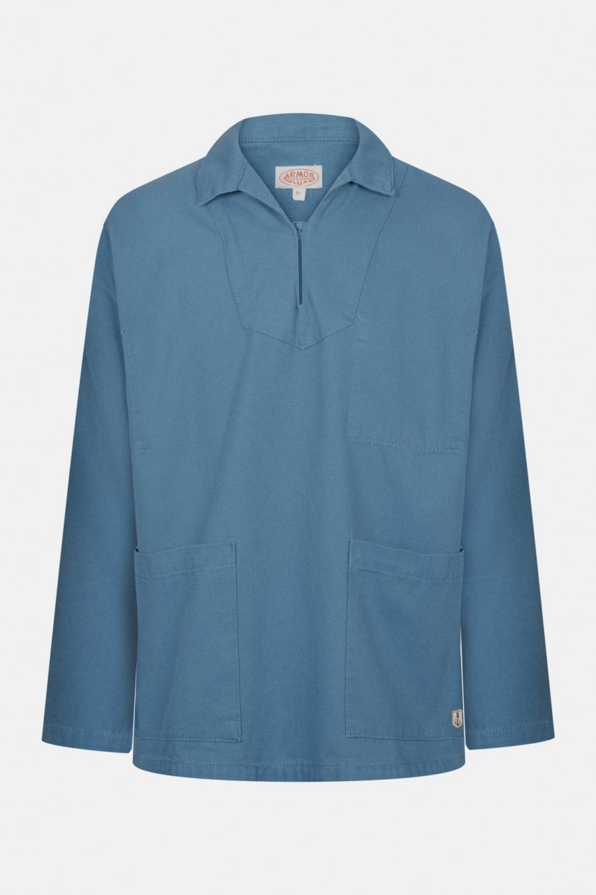 Armor Lux Fischerhemd Vareuse Heritage Blau
