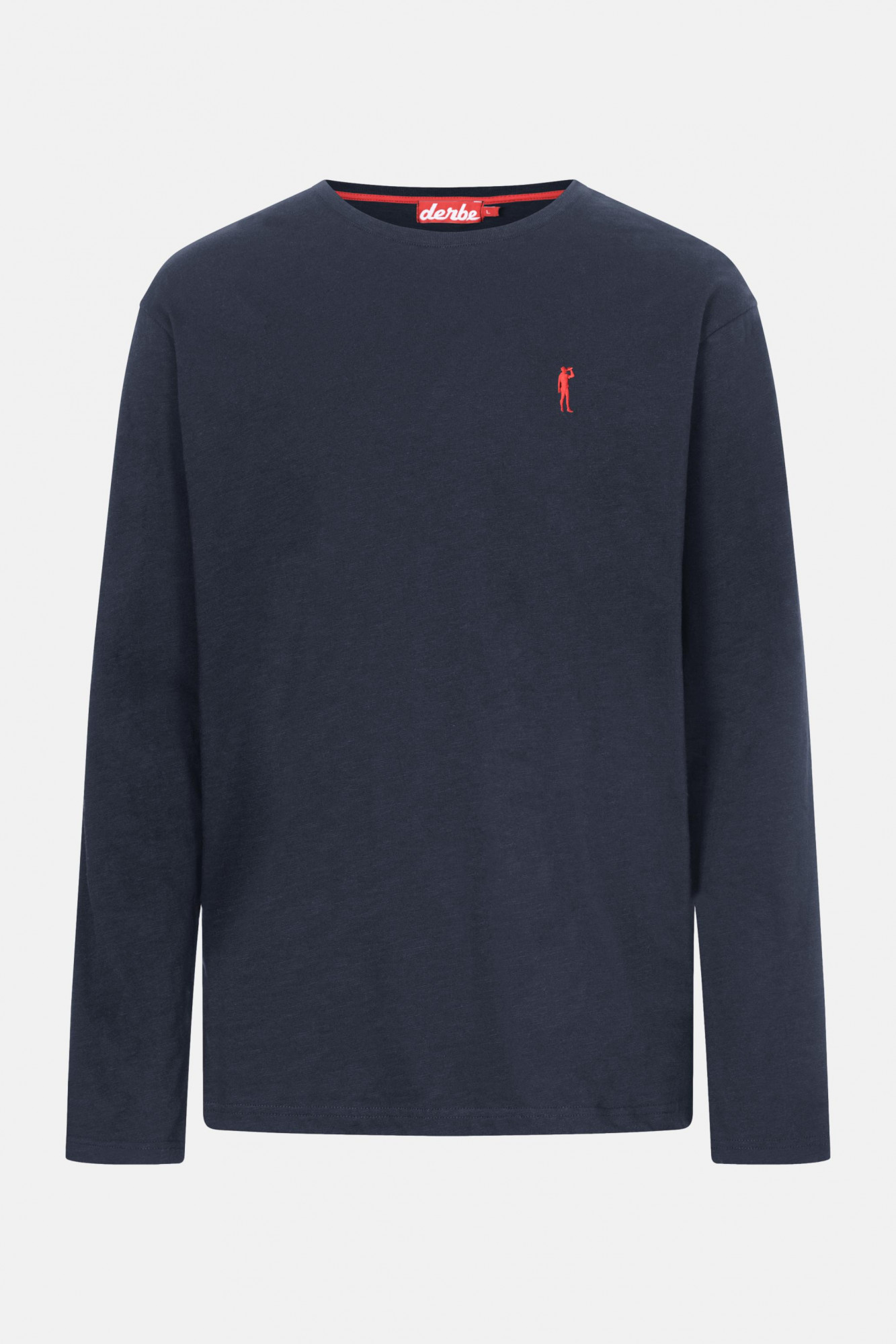 Langarmshirt Kippes Dunkelblau für Herren von derbe