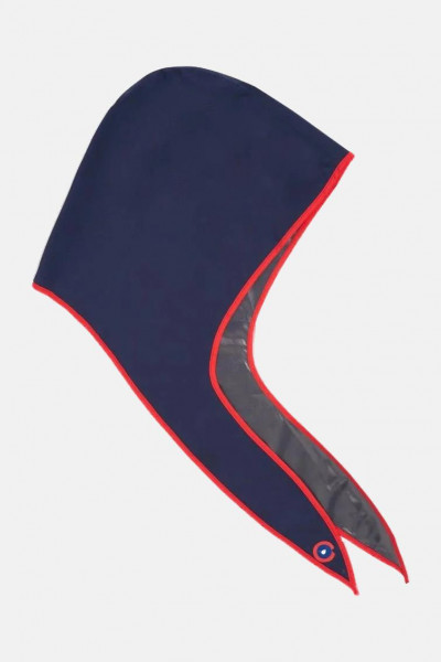 Flotte Kapuze Couvre Chef Damen Blau Rot Kopftuch Regenhaube