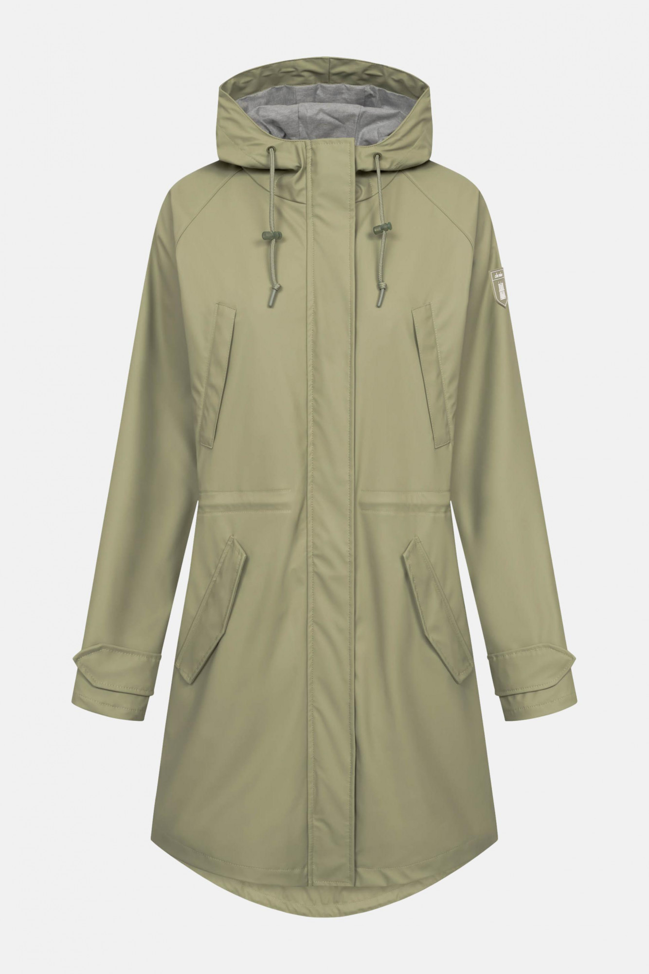 Derbe Regenjacke Friese Tildaby Oxford Damen Hellgrün Oliv