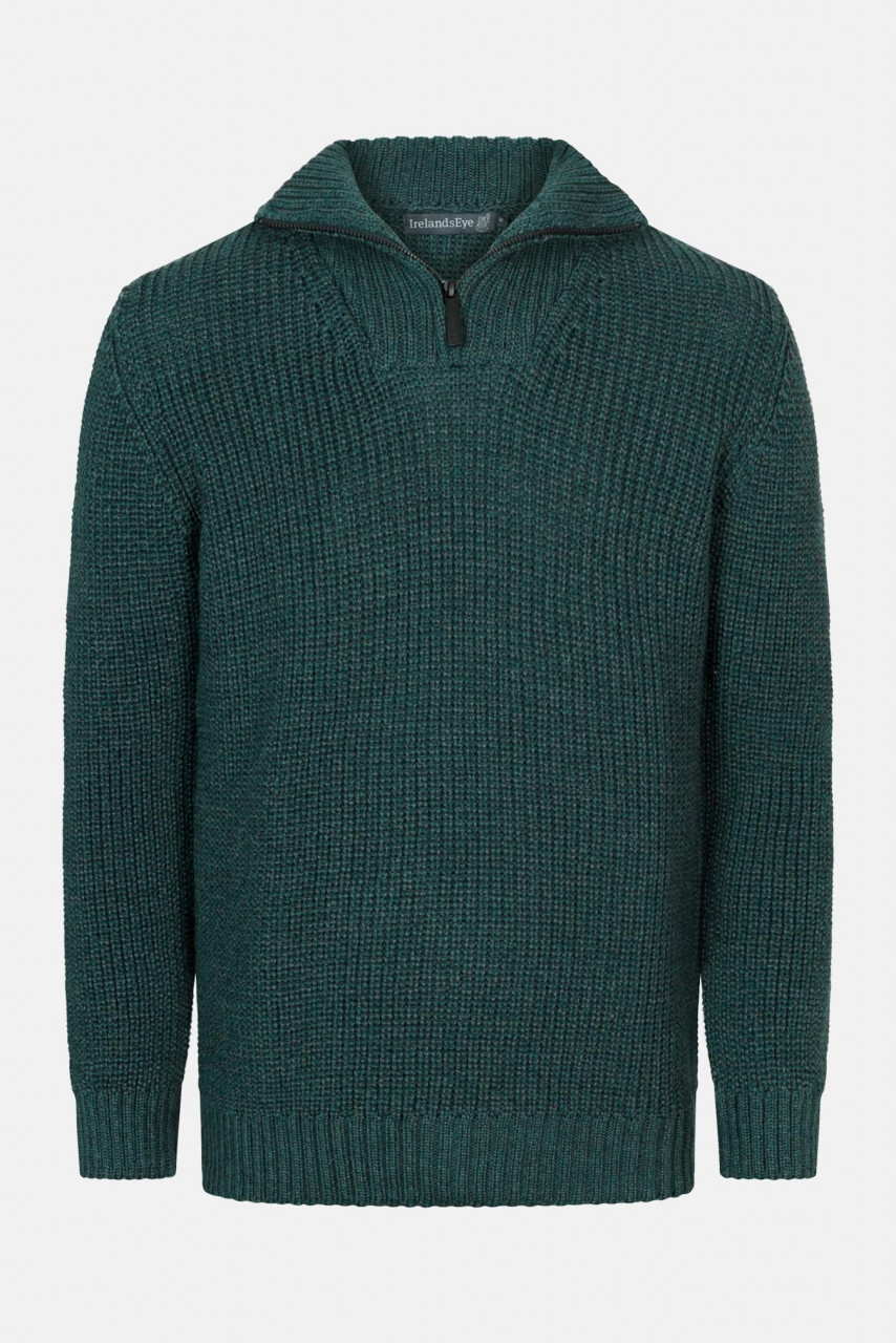 IrelandsEye Troyer Reefer Grün Herren Pullover Evergreen