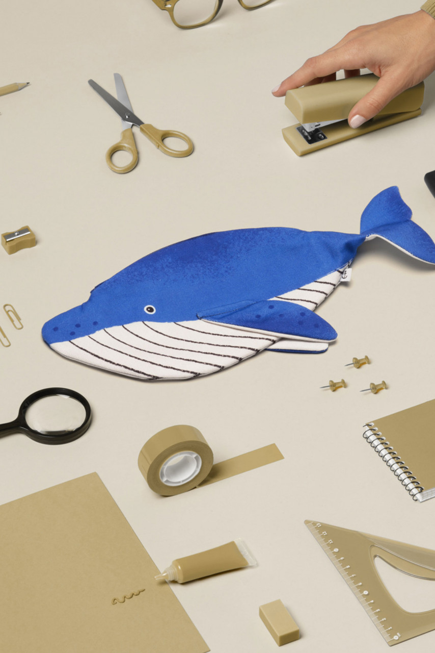 Don Fisher Tasche Wal Blau Weiß Zwergwal