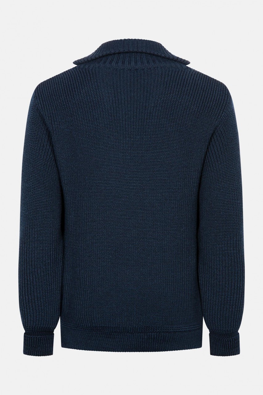 Migro-Grote Troyer, Schurwolle - Marine