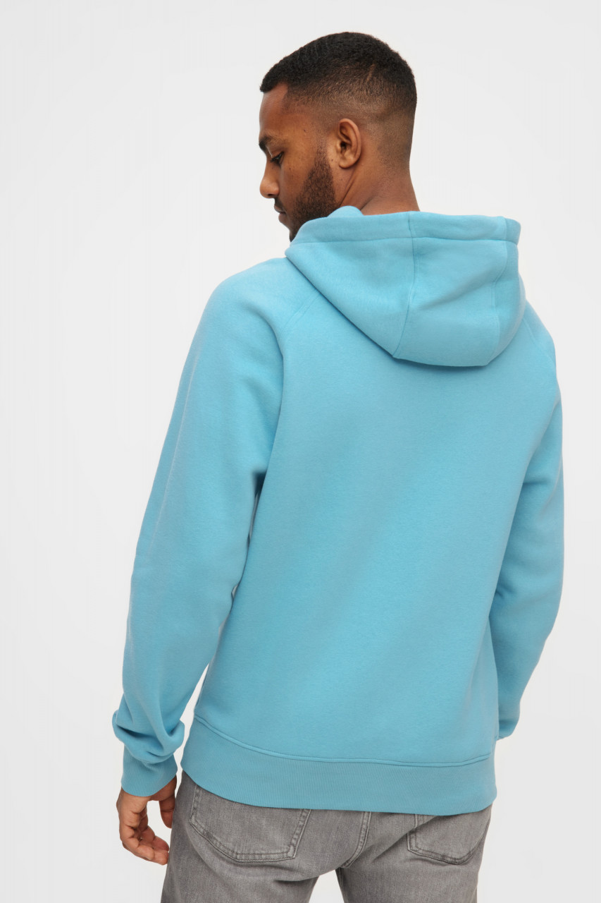 Derbe Hoodie Sturmmöwe Mono Herren Türkis Hellblau Kapuzenpullover GOTS