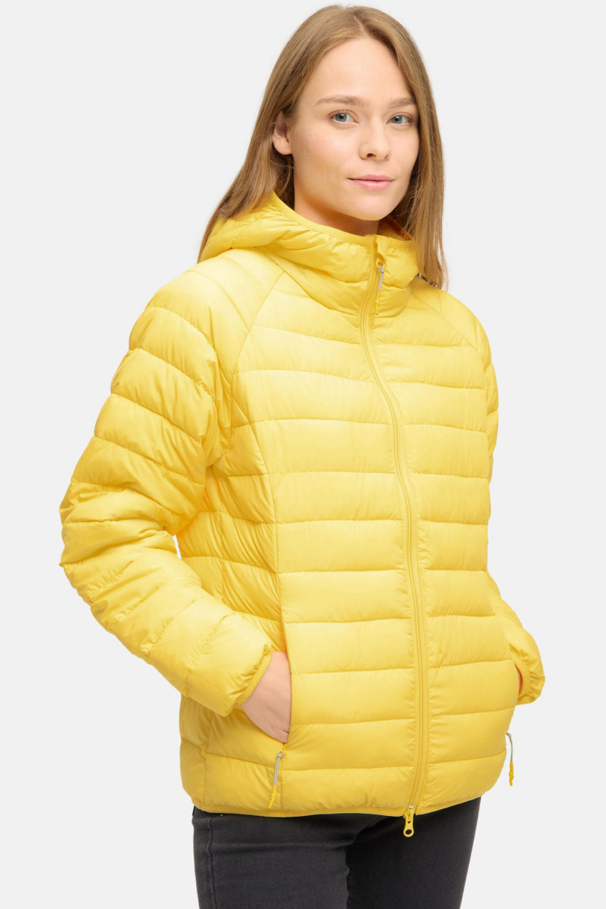 Derbe Damen Steppjacke Lightby Gelb Übergangsjacke